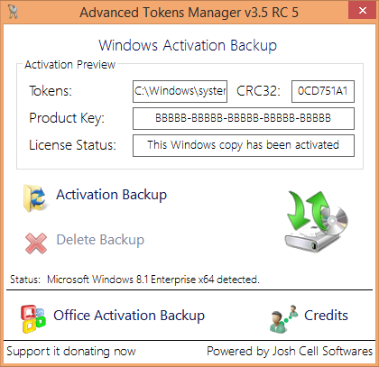 Paano i-backup at ibalik ang pag-aktibo para sa Windows 8.1, Windows 8, Windows 7 at Windows Vista