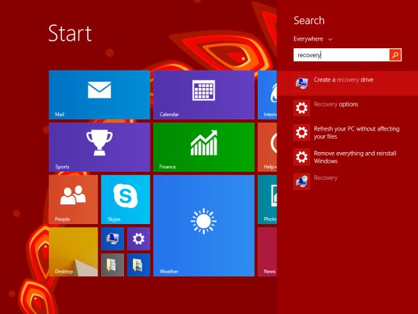 Tips: Lag en USB-gjenopprettingsstasjon for Windows 8.1 og Windows 8