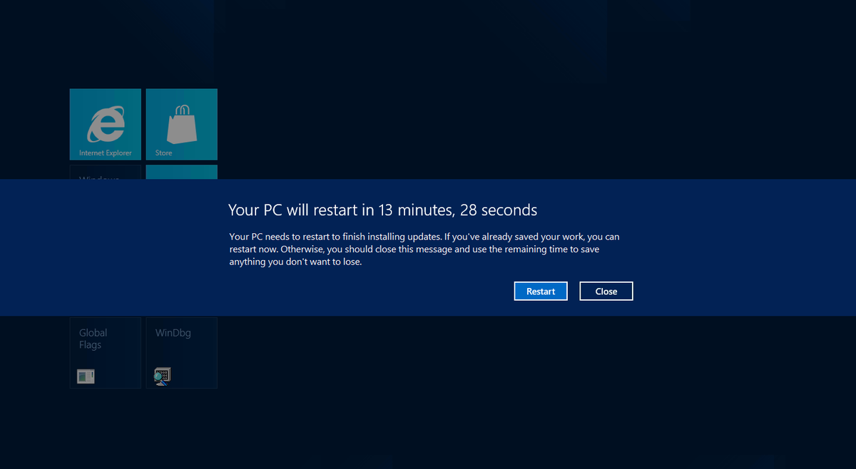 Jak zapobiec automatycznemu ponownemu uruchamianiu systemu Windows 8 w celu instalacji aktualizacji
