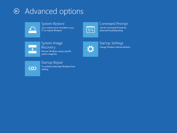Как запустить восстановление системы в Windows 8.1 и Windows 8