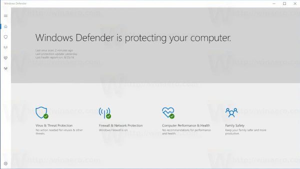 Windows Defender đang nhận được giao diện người dùng được cải tiến trong Windows 10 Creators Update