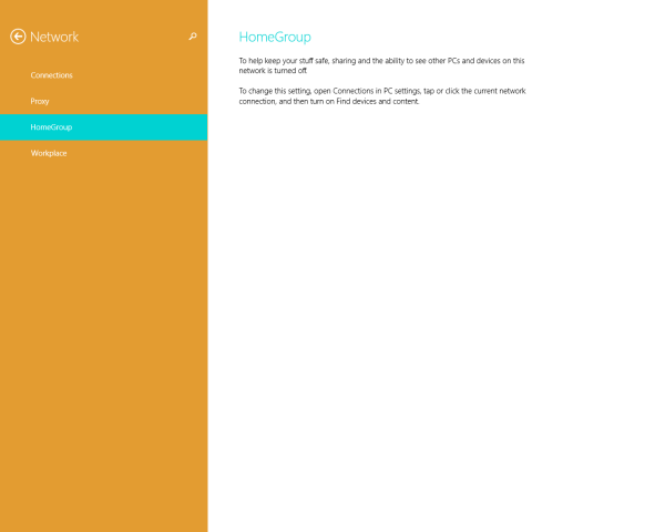 Δημιουργήστε μια συντόμευση για να ανοίξετε τις ρυθμίσεις HomeGroup στα Windows 8.1