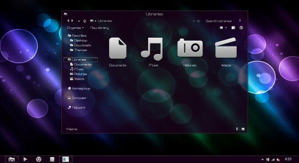 Tema Bunglon untuk Windows 8