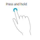 Ako otvoriť kontextovú ponuku Pracovná plocha na dotykovej obrazovke v systéme Windows 8
