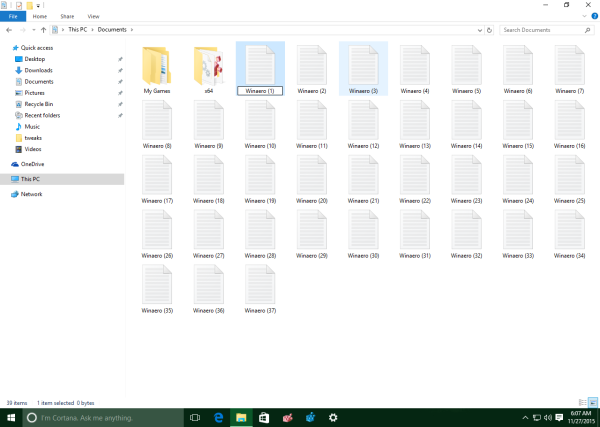 Ubah nama file secara berurutan dengan tombol Tab di File Explorer