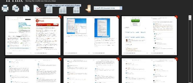 कागज के एक टुकड़े पर एक से अधिक पृष्ठ कैसे प्रिंट करें