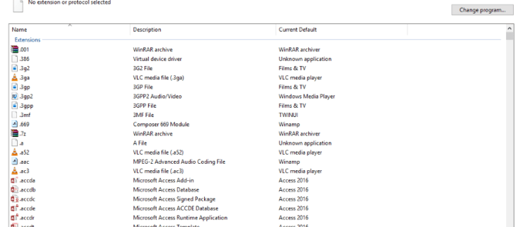 So verknüpfen Sie Dateitypen mit Programmen in Windows 10