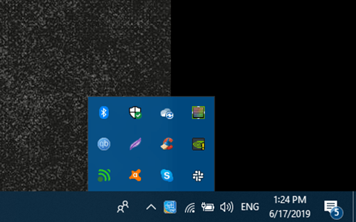 Hoe een venster naar lade te minimaliseren in Windows 10