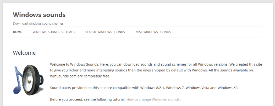 Mistä ladata Windows-ääniä ja -järjestelmiä?