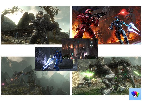 Halo tēma operētājsistēmai Windows 8
