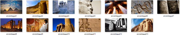 Windows 10、8、7用の古代エジプトのテーマをダウンロードする