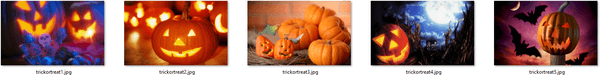 „Trick or Treat Halloween“ tema, skirta „Windows 10“