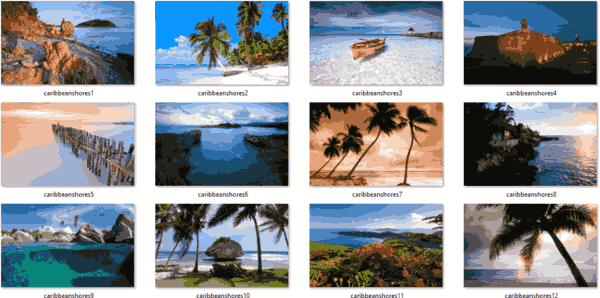 Lataa Caribbean Shores -teema Windows 10: lle, 8: lle ja 7: lle