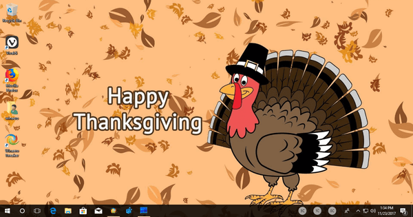 Thème de Thanksgiving pour Windows 10