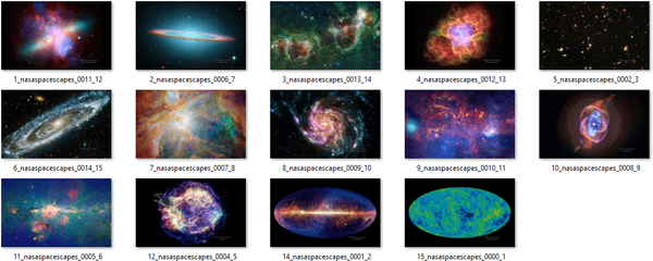 NASA Spacescapes -teema Windows 10: lle, 8: lle ja 7: lle