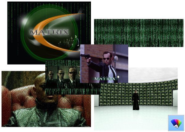 Matrix-temaet til Windows 8
