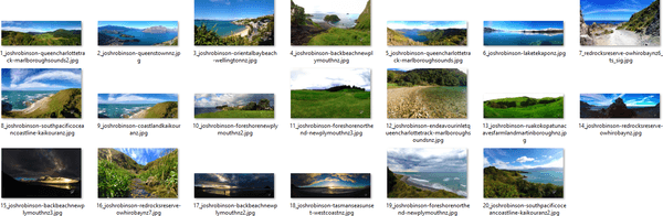 Panorame novozelandske teme za Windows 10, 8 i 7