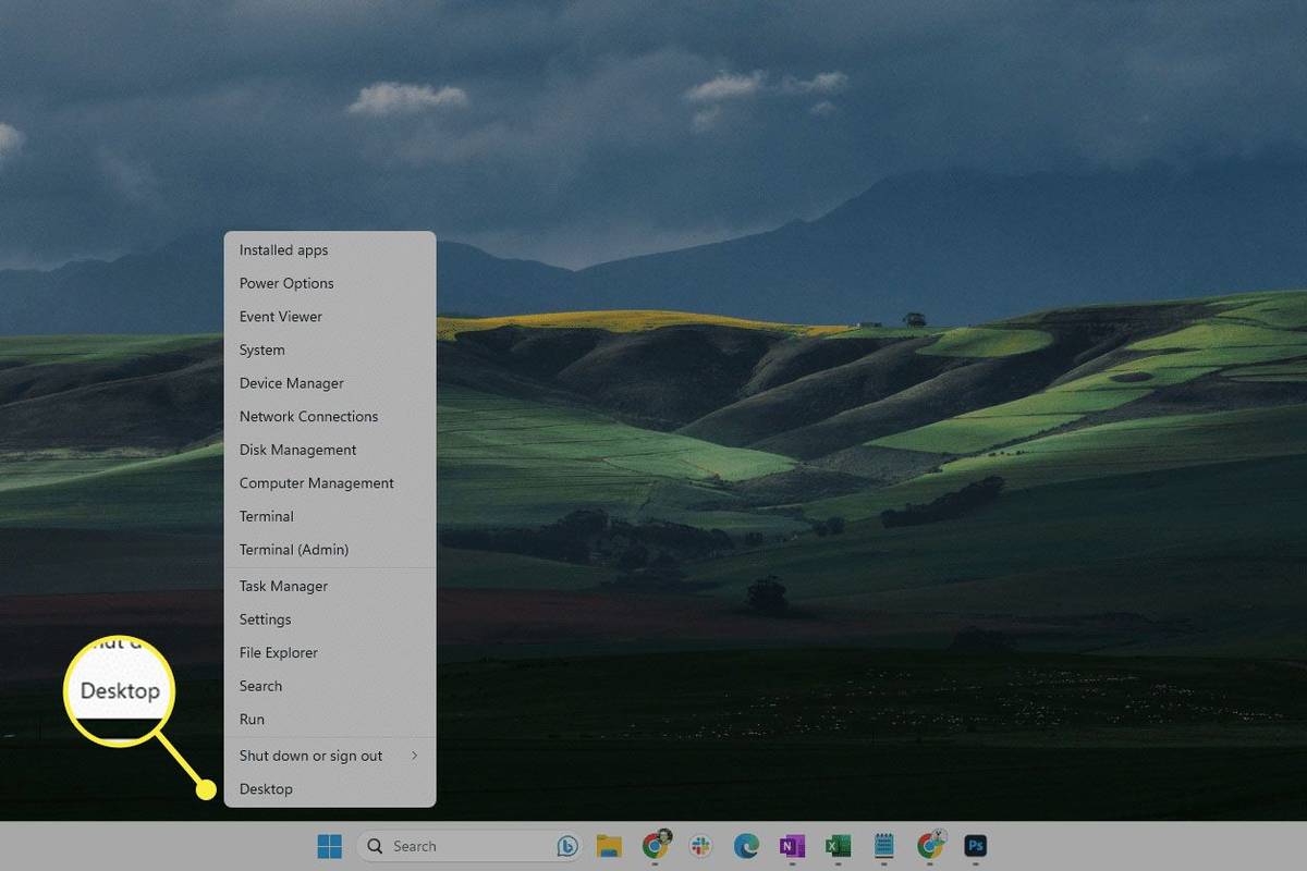 5 būdai, kaip pereiti į darbalaukį sistemoje „Windows 11“.