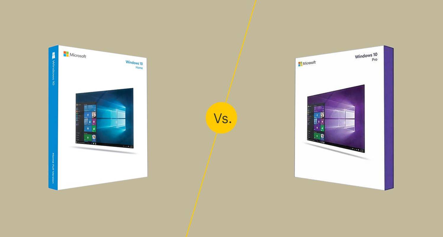 Windows 10 Home vs. Windows 10 Pro