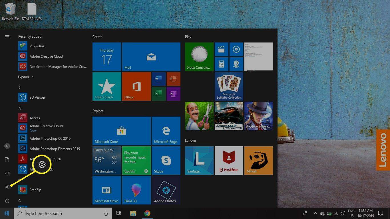 Hoe het touchpad op Windows 10 uit te schakelen