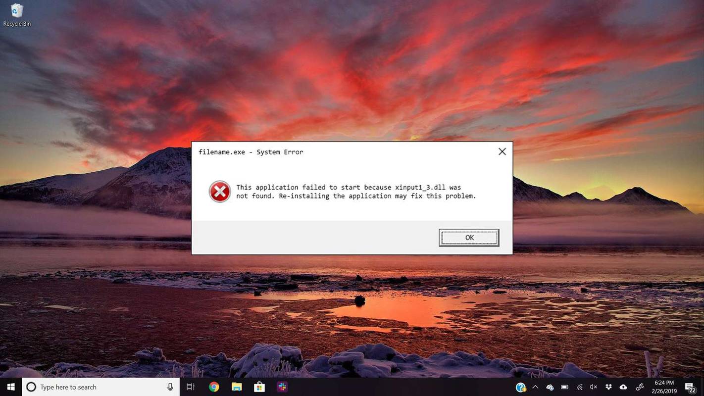 Xinput1_3.dll नहीं मिली या गायब त्रुटियों को कैसे ठीक करें