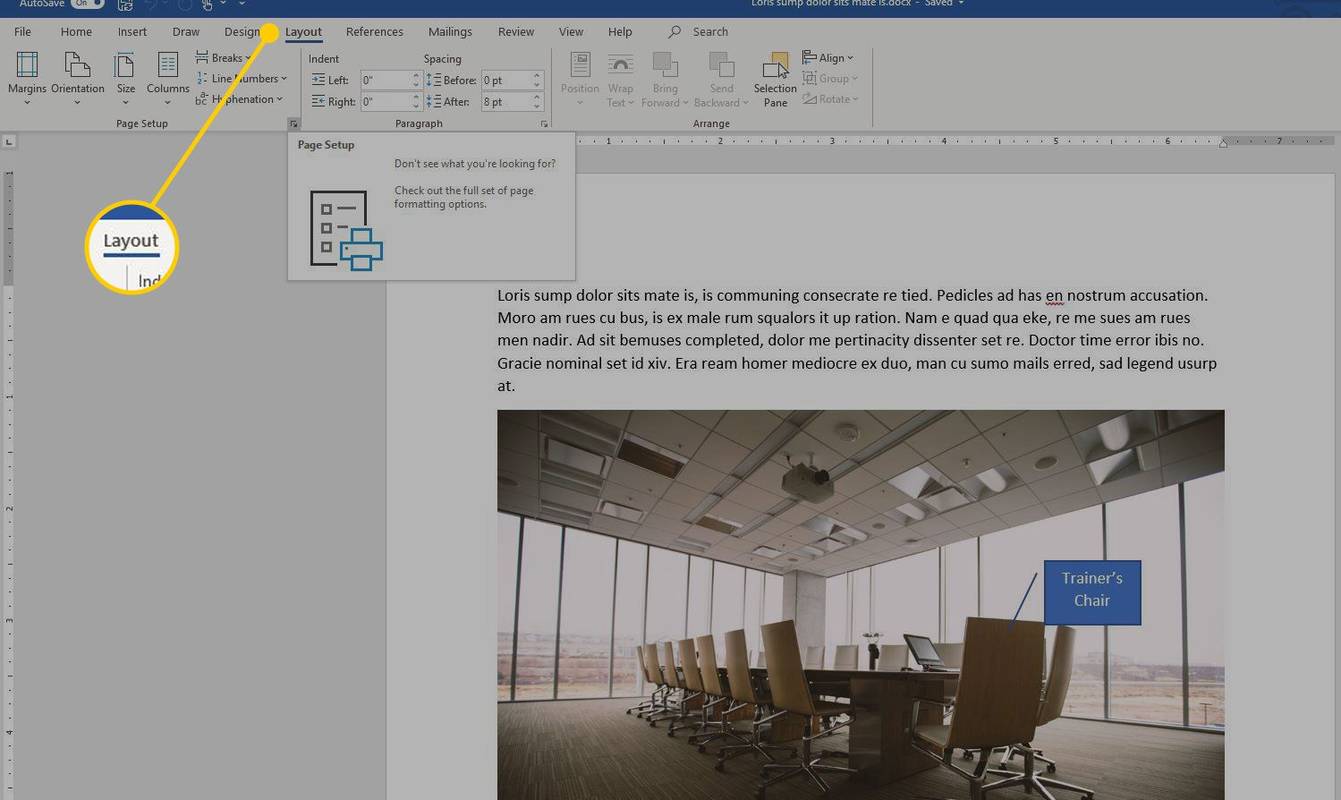 Kako okomito poravnati tekst u programu Microsoft Word