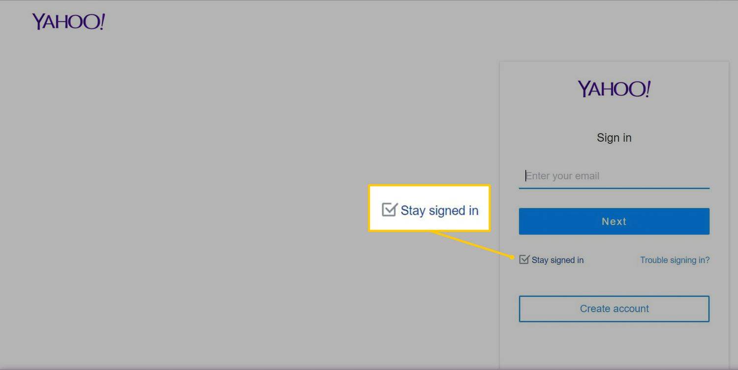 لماذا لا يبقيك بريد Yahoo على تسجيل الدخول