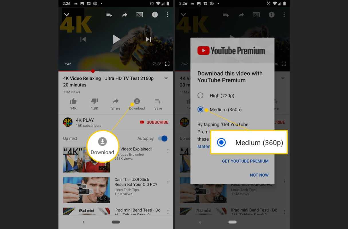 Kā lejupielādēt YouTube videoklipus savā Android ierīcē